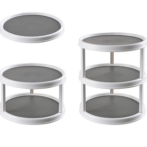 Organizzatore di spezie da cucina rotante rotondo a 3 livelli <span class=keywords><strong>Lazy</strong></span> <span class=keywords><strong>Susan</strong></span> giradischi Storage Rack - Product Image 5