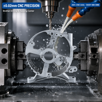 Support de fixation structurel en aluminium moulé sous pression OEM ADC12, testé par le méthode de test de fuites CNC, certifié ISO 9001, pour pièces de groupe électrogène 5GF 6.5KW