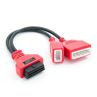 Enchufe de 16 pines + 32 pines a cables adaptadores de conector hembra OBD2 de 16 pines