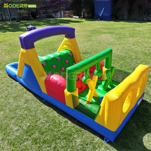 Parc gonflable pour tout-petits, équipement de jeux doux avec zone de saut et château gonflable combiné - Product Image 4