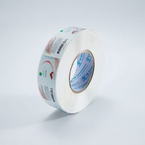 Étiquettes adhésives personnalisées pour pots de bougies noirs, bouteilles de parfum et d'aromathérapie, autocollants blancs imperméables en rouleau - Product Image 1