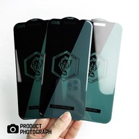 Protection d'écran en verre trempé anti-espion sans bordure, anti-poussière, grand arc, pour iPhone 17 Pro Max, compatible iPhone 16 15 14 13 12