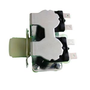 Vanne solénoïde en nylon à double cœur, une entrée, deux sorties, six points parallèles pour une pression d'eau faible ou nulle - Product Image 1