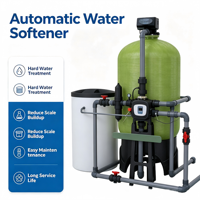 Adoucisseur d'eau industriel entièrement automatique à engrenages, capacité 25m/h, garantie 1 an, traitement d'eau centralisée pour hôtels
