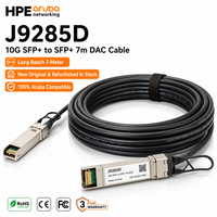 Kabel Tembaga J9285D 10G SFP+ ke SFP+ Direct Attach 10Gbps Aktif Pasif DAC Twinax 7m untuk Switch Ethernet Kabinet Server