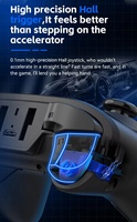 Manette de jeu sans fil ergonomique G6, compatible multiplateforme pour console et téléphone