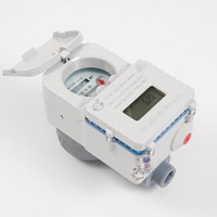 Compteur d'eau intelligent numérique sans fil en laiton avec carte IC prépayée et système de facturation