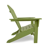 Chaises Adirondack pliantes pour l'extérieur, en polybois recyclé écologique, pour patio et jardin