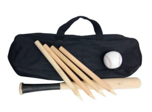 Ensemble de sports de plein air-ensemble de jeu de baseball en bois de jardin-batte de baseball et balle de sports de plein air amusants - Product Image 4