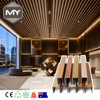 Panneau de plafond suspendu en aluminium en forme de C, couleur personnalisée MEIYU, pour aéroport et station de métro