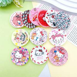 Creative KT Cat Food Charms DIY caja de basura accesorios nueva resina de dibujos animados horquilla nevera pegatina Base <span class=keywords><strong>novela</strong></span> Navidad - Product Image 4