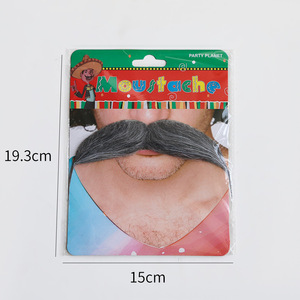 2406 chuyue Halloween Râu Giả trang Prop tạo kiểu tóc thỏ tay lái mô phỏng ria mép - Product Image 3