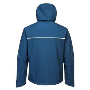 PORTWEST - DX474MBRS DX4 <b>Softshell</b> blue <b>jacket</b> (3L) - EAN 5036108327171 <b>HI</b>-<b>VIS</b> WORKWEAR - Product Image 2