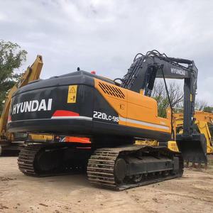 รถขุดไฮดรอลิกฮุนได 220LC-9S ของแท้จากเกาหลี มือสอง น้ำหนัก 22 ตัน ชั่วโมงการใช้งานต่ำ สภาพดี - Product Image 2