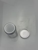 Flacon de complément alimentaire en acrylique à double paroi de luxe, conteneur en acrylique épais pour capsules de NMN, impression personnalisée OEM ODM