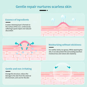 Gel et crème anti-cicatrices d'acné à base de plantes en marque propre - Traitement cutané de qualité médicale pour usage corporel - Product Image 5