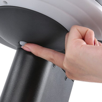 Lumière solaire en aluminium IP65 de borne de conception nouvelle et unique pour l'éclairage extérieur de jardin