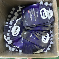 Sachets à bec personnalisés 1L 1,5 L 2L 3L 5L debout Emballage de liquide en plastique avec poignée pour lavage à la main Sacs à bec liquide pour savon
