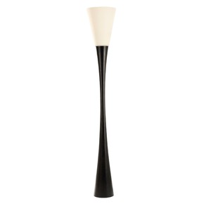 Floor Lamp With Off White Shade Iron Body LED <b>Light</b> Source For Villa Interior - Product Image 5