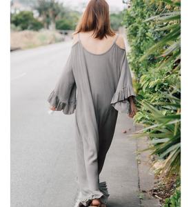 Ropa de mujer Vestido largo de verano ropa de verano frío hombro vestido de las mujeres ropa Kaftan de la playa - Product Image 2