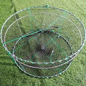 2025 nouveau Design pliable en Nylon Cage de pêche piège à homard piège à crabe pièges à <span class=keywords><strong>écrevisse</strong></span>s - Product Image 3