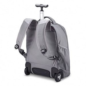 Free Sample BSCI Oxford Suitcase Computer <b>Backpack</b> <b>Adults</b> Waterproof Rolling College Large Laptop <b>Backpack</b> Nylon 36-55L <b>Wheels</b> - Product Image 4