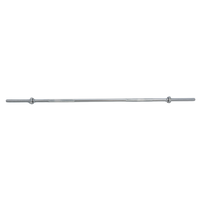 Barre de musculation en acier de haute qualité, portable, durable, droite et incurvée EZ, avec poignée filetée, pour poids libres