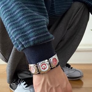 Unique and Stylish Round Multi-Dial <b>Acrylic</b> Watch Face 5mm Thickness 30ATM Water Resistance Unisex Quartz Watch - Product Image 2