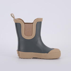 CS-36 Kids Easy-On <strong>Waterproof</strong> Rain <strong>Boots</strong> with Reinforced <strong>Pull</strong> Handles - Product Image 1