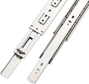 Glissières de tiroir à extension totale à roulement à billes, guides télescopiques pour armoires de cuisine, chambre, salle de bain, hôtel, salon - Product Image 1