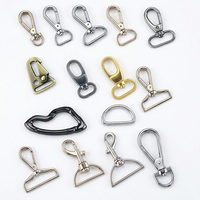 Mousquetons à ressort personnalisables avec logo, mousquetons métalliques pivotants pour chiens, sacs, sacs à main, bagages, colliers pour animaux, laisses, kit de quincaillerie