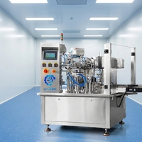 Machine d'emballage rotative haute performance pour sachets préformés, système automatique de remplissage et de scellage pour sucre granulé et sel