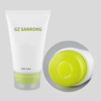 Tube déodorant vide personnalisé emballage cosmétique conteneur applicateur de tête en caoutchouc pour crème dépilatoire crème solaire