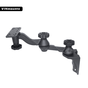 Vertical 12" Swing Arm Mount with Swivel <b>Socket</b> Arm with 6.25" X 2" Rectangle Base VIN-TYQ-HB-02L - Product Image 2