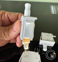 Interrupteur à glissière DPDT 6 broches de qualité commerciale avec interverrouillage : 16A 250V en plastique, type Push-Pull pour porte de machine de jeu d'arcade