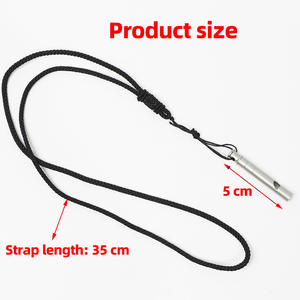 Silbato de Titanio de Supervivencia, Resistente a la Corrosión, Silbato Metálico Fuerte para Llavero, Ideal para Camping, Senderismo, Rescate en Montaña, Socorristas, Entrenadores - Product Image 2