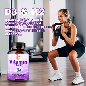 Cápsulas de Vitamina D3 K2 OEM ODM que Aseguran una Absorción Efectiva del Calcio y una Deposición en los Lugares Adecuados para Mejorar la Salud - Product Image 5