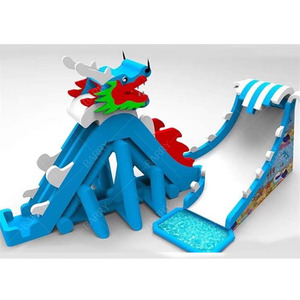 <span class=keywords><strong>Dragon</strong></span> Head giá rẻ vui chơi giải trí <span class=keywords><strong>Inflatable</strong></span> bouncy trượt nước với hồ bơi cho trẻ em sân chơi - Product Image 1