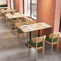 Chaise de restaurant en bois massif, style minimaliste moderne, avec support, pour usage commercial, restaurants, cantines, hôtels, salons de thé, restauration rapide
