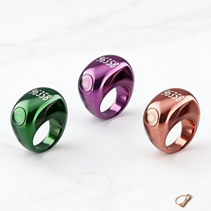 New Digital Counter Tasbih Tasbeeh Muslim Prayer Reminder Zikr Ring for <b>Outdoor</b> Activity Eid Al Fitr Gift - Product Image 1