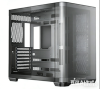 Jungle Leopard AC-01 Full Tower Computer Case Curved Tempered Glass Side Panel ATX Form Aluminum 7 PCIe Slots 360 AIO Cooling