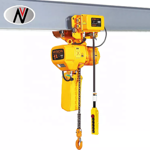 VISION Hhbb Grue de levage à moteur électrique Palan à chaîne électrique de 1 tonne pour faisceau I ou faisceau <span class=keywords><strong>h</strong></span> - Product Image 1