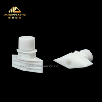 Mandun Capuchon de bec en plastique de 5.5mm avec espace pour sac de bec de poche de sachet de crème et de shampooing
