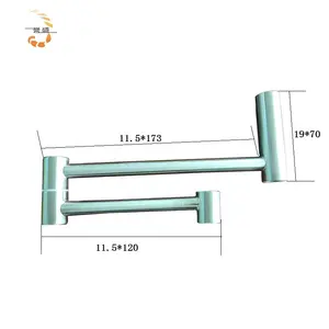 ผู้ผลิตโดยตรงชิ้นส่วนอุปกรณ์เสริมโคมไฟด้านเดียวขยายโยกแกว่งประกอบแขนวินเทจโคมไฟชั้นเชิงเทียนอุปกรณ์แสง - Product Image 1