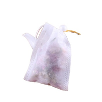 Bolsas de filtro de té vacías populares de nailon no tejido y fibra de maíz, tipo Pochon, para envasado de infusión de té en bolsitas