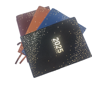 Thiết kế mới màu đỏ tùy chỉnh với logo tiếng Tây Ban Nha tiếng Anh hàng ngày các nhà hoạch định và Tạp Chí A5 Nhật Ký cho <span class=keywords><strong>2025</strong></span> kế hoạch chương trình nghị sự - Product Image 5