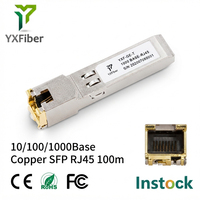 Transceptor SFP 2.5G-T de Cobre RJ45, 100m, 2.5GBASE-T, Módulo SFP Eléctrico de Cobre, Adaptación Automática de Velocidad