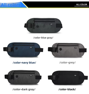 תיק מותן דק נגד גניבה עם RFID, נרתיק נסתר לפספורט, טלפון וכרטיסי אשראי, לגברים ונשים, מתחת לבגדים - Product Image 3