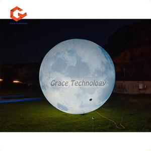 Éclairage LED Ballons gonflables Lune Planète Terre Lune Système <span class=keywords><strong>solaire</strong></span> suspendu Ballon Neuf Planètes pour décoration de fête - Product Image 5