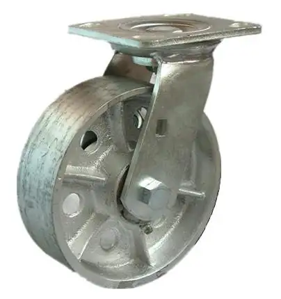 Factory 6 Inch iron steel caster wheels industrial